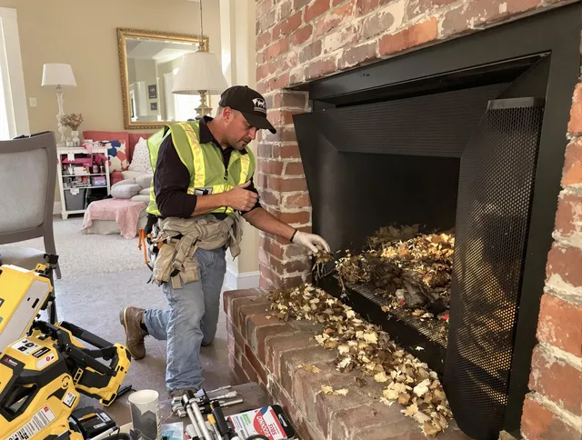 Safe screening installation by Bethel Chimney Sweep in Bethel, CT