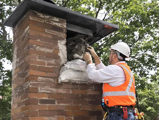 Humane removal of debris and animals by Bethel Chimney Sweep in Bethel, CT