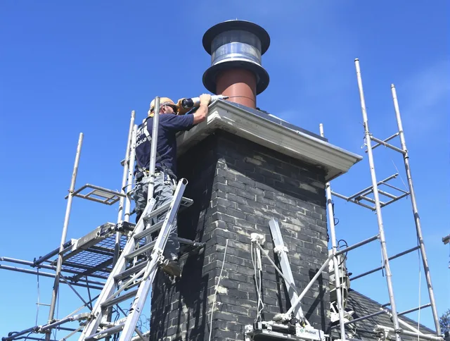 Sturdy chimney crown finished by Bethel Chimney Sweep in Bethel, CT