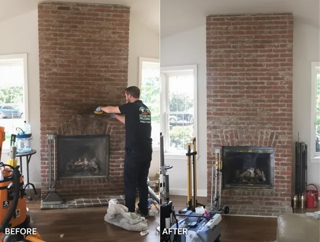 Finished chimney sweeping service by Bethel Chimney Sweep in Bethel, CT