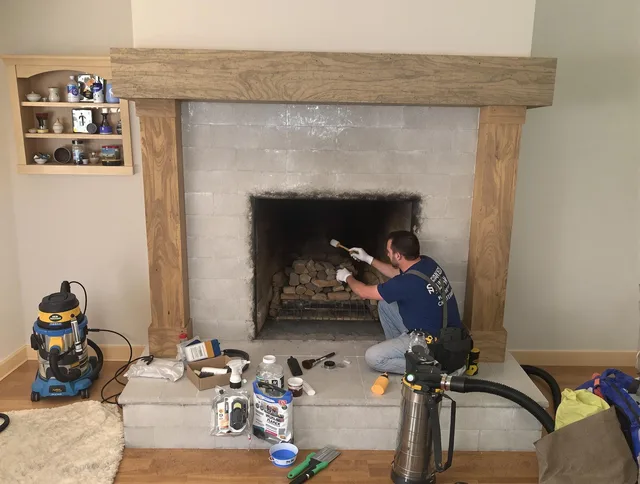Detailed creosote removal process by Bethel Chimney Sweep in Bethel, CT